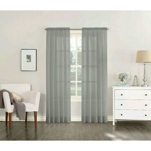 (1) Lichtenberg Emily Sheer 59"x63" Curtain Panel
